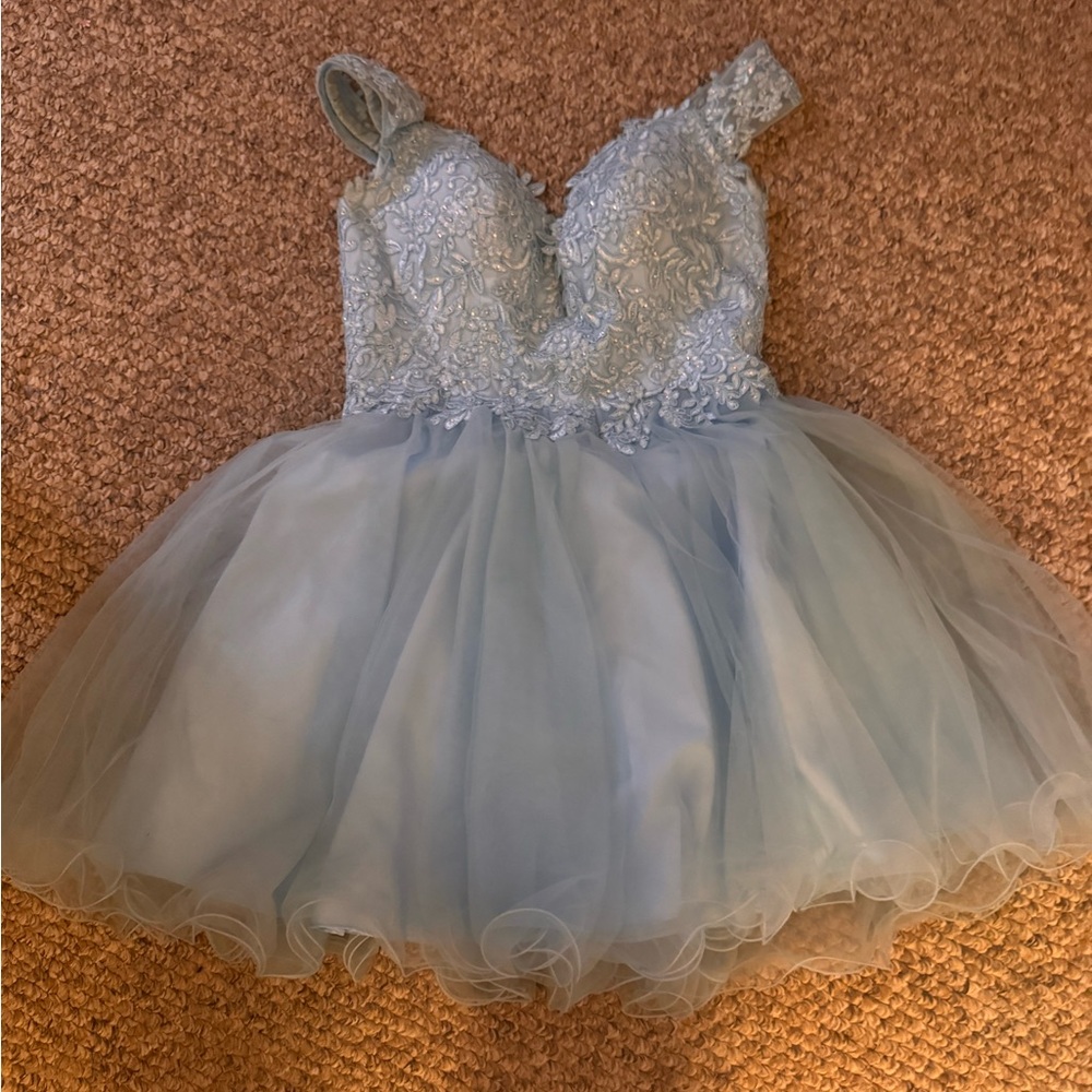 Blue Lace Dress